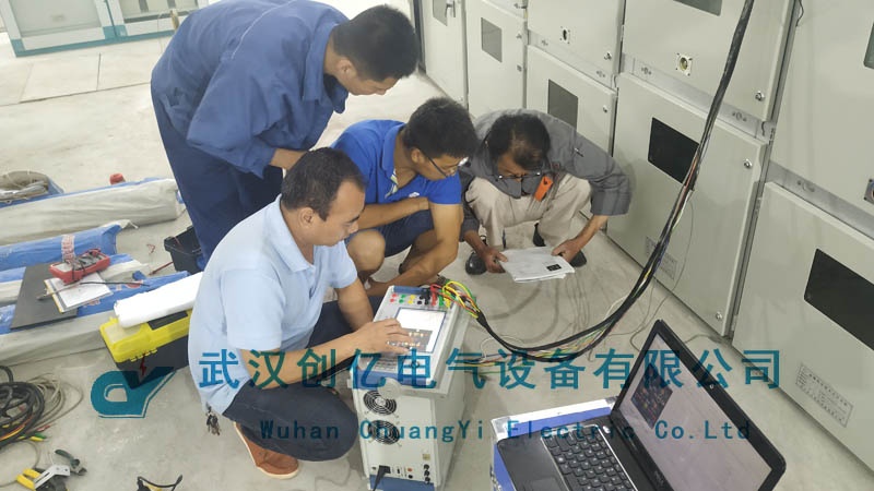 創(chuàng)億電氣親赴濟寧為客戶調試串諧等一批設備