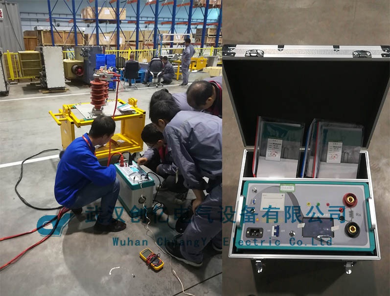 創(chuàng)億電氣為洛陽客戶調試智能回路電阻測試儀